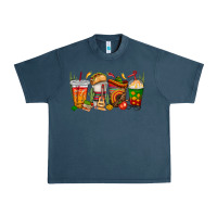 Midnight Navy spanish teacher coffee cups Urban Heavy Tee - texasbilliewilder