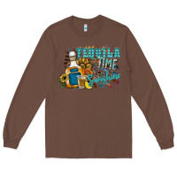 Chestnut tequila time & sunshine Long Sleeve Tee - SublimationCraftShop