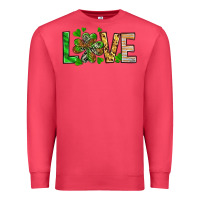 Cardinal love luck with clover Premium Sweatshirt - NancyCooperArtShop