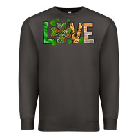 Smoke love luck with clover Premium Sweatshirt - NancyCooperArtShop