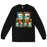 Black bee kind autism Long Sleeve Tee - AdoDesignShop