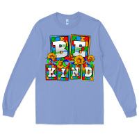 Colony Blue bee kind autism Long Sleeve Tee - AdoDesignShop