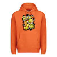 Carrot vintage softball Premium Hoodie - MaliasSmallBusiness