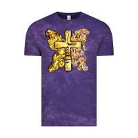 Cloud Purple faith child cancer cross Vintage Tee - Zillion Design Studio