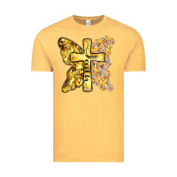 Vintage Mustard faith child cancer cross Vintage Tee - Zillion Design Studio