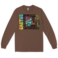 Chestnut cactus Long Sleeve Tee - CowhideDigitalArt
