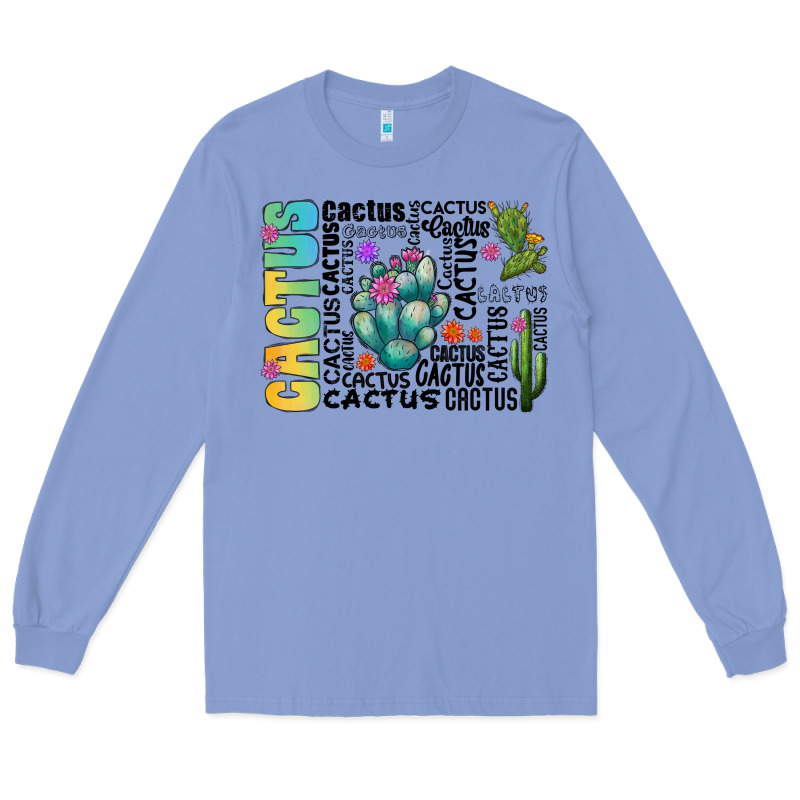 Cactus Long Sleeve Tee by CowhideDigitalArt | Teevron