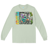 Matcha cactus Long Sleeve Tee - CowhideDigitalArt