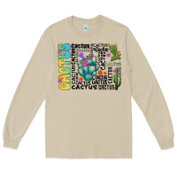 Mushroom cactus Long Sleeve Tee - CowhideDigitalArt