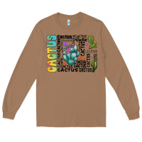 Toasted Coconut cactus Long Sleeve Tee - CowhideDigitalArt
