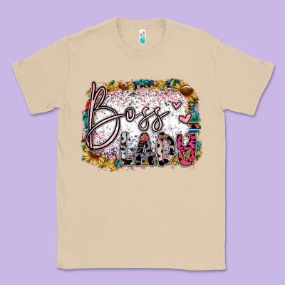 Boss Lady Classic Tee Designed By Sublimationcraftshop