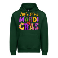 Forest Green little miss mardi gras Urban Hoodie - LillyAllenDesigns