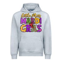 Heather Grey little miss mardi gras Urban Hoodie - LillyAllenDesigns