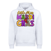 White little miss mardi gras Urban Hoodie - LillyAllenDesigns