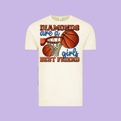 Vintage Tee diamonds are a girls best friend basketball