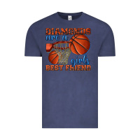 Vintage Denim diamonds are a girls best friend basketball Vintage Tee - texasbilliewilder