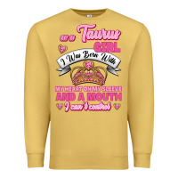 Antique Gold as a taurus girl zodiac girls Premium Sweatshirt - Jasminsmagicworld