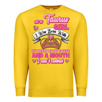 Lemon as a taurus girl zodiac girls Premium Sweatshirt - Jasminsmagicworld
