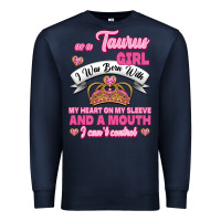 Navy as a taurus girl zodiac girls Premium Sweatshirt - Jasminsmagicworld