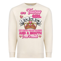 Sandshell as a taurus girl zodiac girls Premium Sweatshirt - Jasminsmagicworld