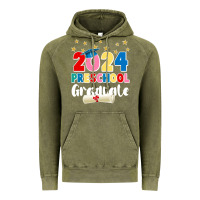 Vintage Olive 2024 preschool graduate Vintage Hoodie - JahusDesignShop