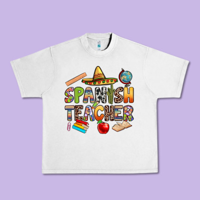 Spanish Teacher Urban Heavy Tee Designed By Texasbilliewilder