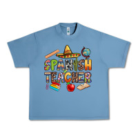 Pebble Blue spanish teacher Urban Heavy Tee - texasbilliewilder