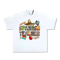 White spanish teacher Urban Heavy Tee - texasbilliewilder