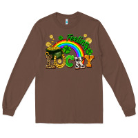 Chestnut feeling lucky Long Sleeve Tee - FaDigitalArtStudio