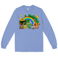 Colony Blue feeling lucky Long Sleeve Tee - FaDigitalArtStudio