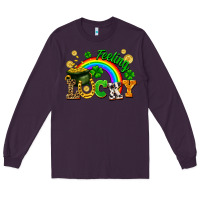 Plum feeling lucky Long Sleeve Tee - FaDigitalArtStudio