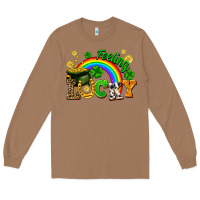 Toasted Coconut feeling lucky Long Sleeve Tee - FaDigitalArtStudio