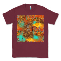 Burgundy western skeleton seamless pattern Classic Tee - HRA Design Shop