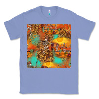 Colony Blue western skeleton seamless pattern Classic Tee - HRA Design Shop