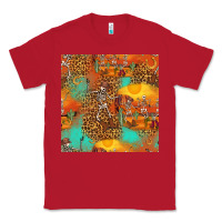 Red western skeleton seamless pattern Classic Tee - HRA Design Shop