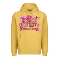 Antique Gold kisses cowboys martinis Premium Hoodie - NancyCooperArtShop