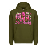 Army Green kisses cowboys martinis Premium Hoodie - NancyCooperArtShop