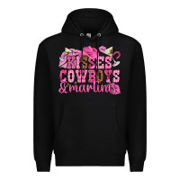 Black kisses cowboys martinis Premium Hoodie - NancyCooperArtShop