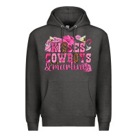 Charcoal Heather kisses cowboys martinis Premium Hoodie - NancyCooperArtShop