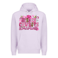 Lilac kisses cowboys martinis Premium Hoodie - NancyCooperArtShop