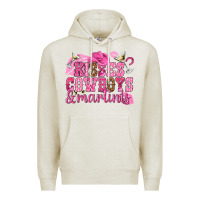 Oatmeal Heather kisses cowboys martinis Premium Hoodie - NancyCooperArtShop