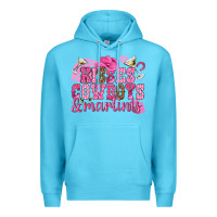 Ocean Blue kisses cowboys martinis Premium Hoodie - NancyCooperArtShop