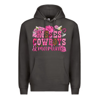 Smoke kisses cowboys martinis Premium Hoodie - NancyCooperArtShop