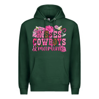 Kisses Cowboys Martinis Premium Hoodie | Teevron