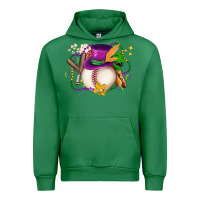 Emerald mardi gras baseball Urban Hoodie - LillyAllenDesigns