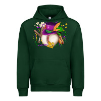 Foreset Green mardi gras baseball Urban Hoodie - LillyAllenDesigns
