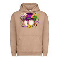 Pigment Burro mardi gras baseball Urban Hoodie - LillyAllenDesigns