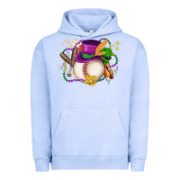 Pigment Grape Ice mardi gras baseball Urban Hoodie - LillyAllenDesigns