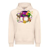 Sandshell mardi gras baseball Urban Hoodie - LillyAllenDesigns