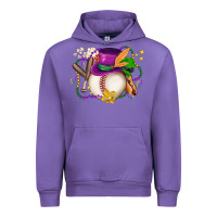Tulip mardi gras baseball Urban Hoodie - LillyAllenDesigns